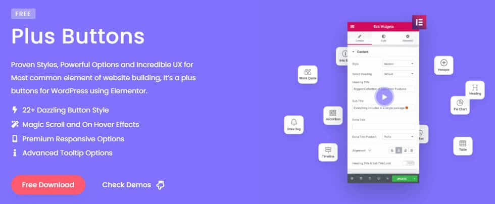 TP Buttons Widget