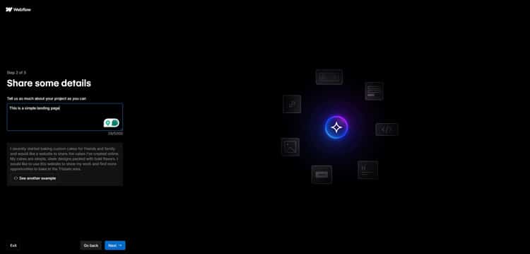 Share business details