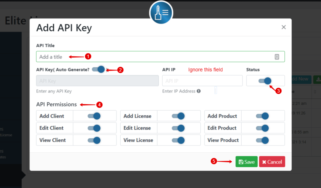 Add API Key