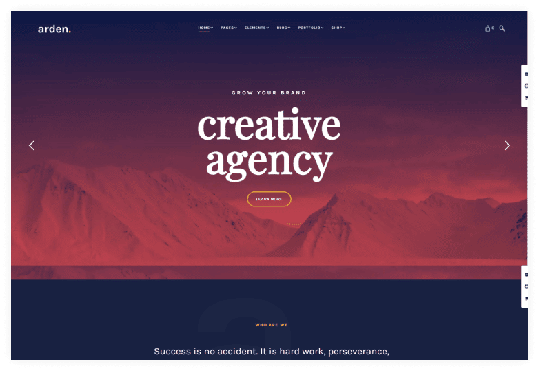 Arden - Multipurpose HTML Template
