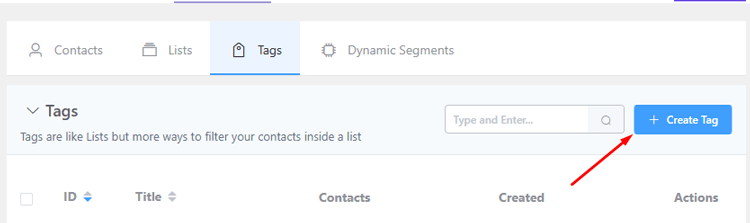 Create a Tag