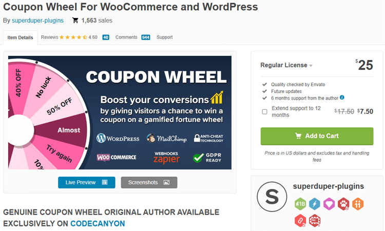 Coupon Wheel