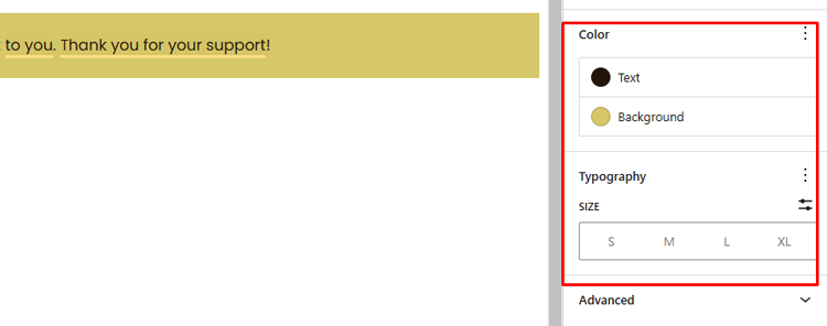 Customize the font