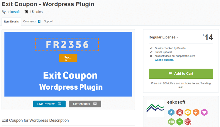 Exit Coupon