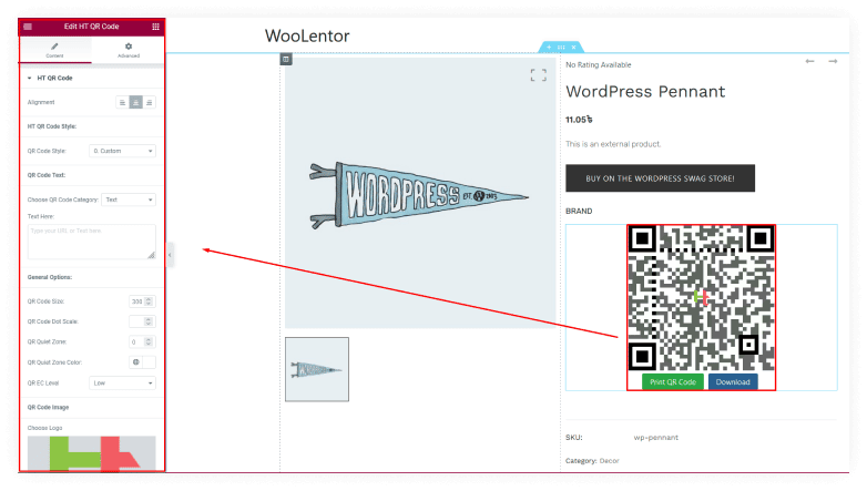How to add a QR code in WordPress using the HT QR Code Generator Plugin