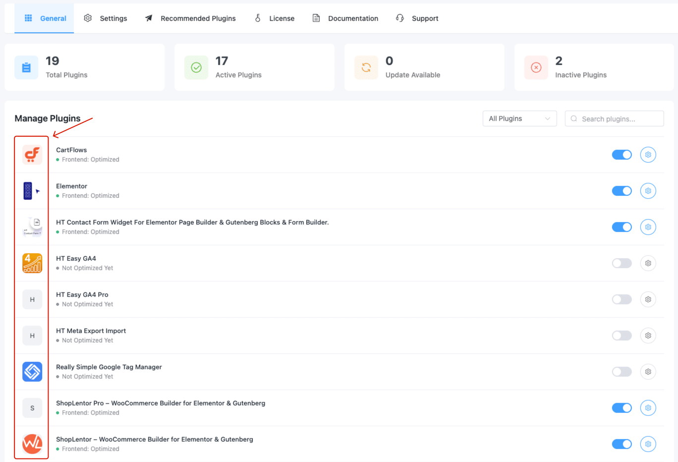 Plugin Thumbnails