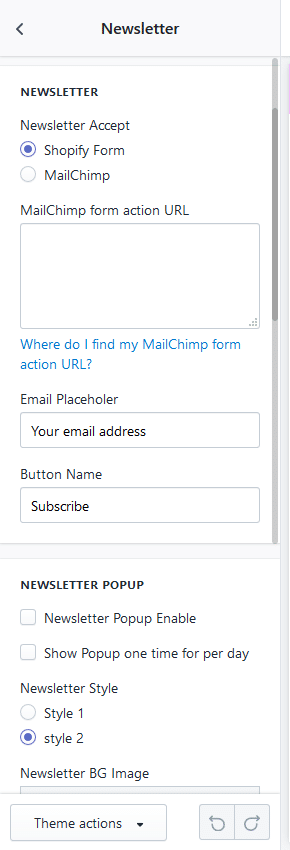 Shopify-newsletter