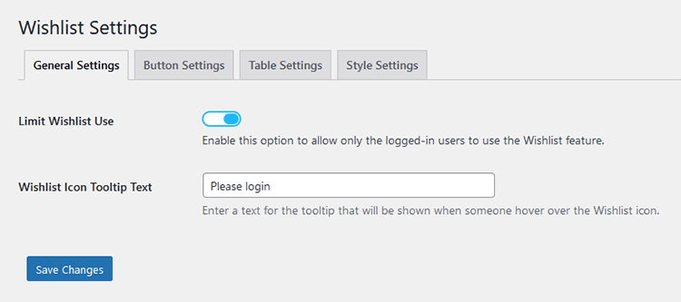 General Settings